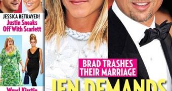 New report says Jennifer Aniston forced Brad Pitt to apologize for marriage comments