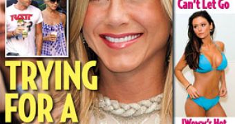 Jennifer Aniston and Justin Theroux are already trying for a baby, says mag