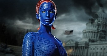 Jennifer Lawrence as Mystique in the new iteration of “X-Men”