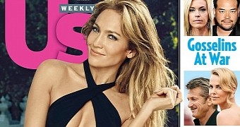 Jennifer Lopez shows off enviable figure on the cover of Us to promote BodyLab line of supplements