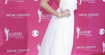 Jennifer Love Hewitt at this year’s Annual Academy of Country Music Awards