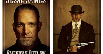 Artwork for Jesse James’ upcoming book, “American Outlaw”