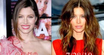 Side by side photos seem to confirm ongoing rumors that Jessica Biel had a nose job