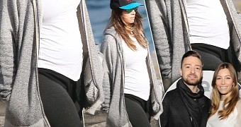 Jessica Biel is showing a growing baby bump, speculations continues