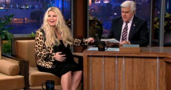 Jessica Simpson talks to Jay Leno about pregnancy, marriage and business career