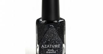Black Diamond Nail Polish from Azature, the budget version, $25 (€20.2)