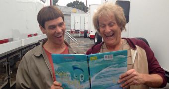Jim Carrey and Jeff Daniels are now shooting “Dumb and Dumber To”
