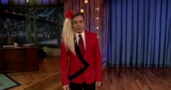 Jimmy Fallon spoofs Kate Gosselin’s most recent performance on Dancing With the Stars