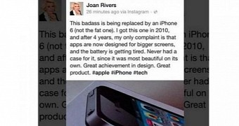 Joan Rivers promotes Apple products from beyond the grave