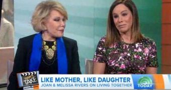 Joan Rivers and her daughter promote new reality series on The Today Show