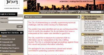 City of Johannesburg shuts down e-Services