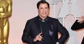 John Travolta at the Oscars 2015