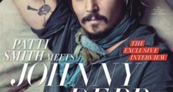 Johnny Depp is also on the cover of the latest issue of Vanity Fair, to promote “The Tourist”