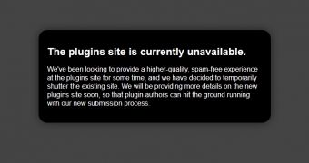jQuery temporarily takes down its plug-in repository