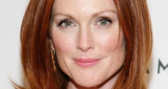 Julianne Moore works out with personal trainer David Kirsch