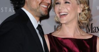 Julie Benz and longtime boyfriend Rich Orosco are engaged