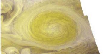Quasi-true-color composite image of Jupiter's Little Red Spot