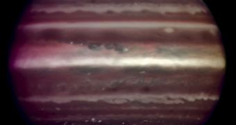Infrared image of Jupiter taken by ESO's Very Large Telescope