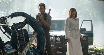 “Jurassic World” opened huge, making $511.8 million (€455.9 million) in its first weekend