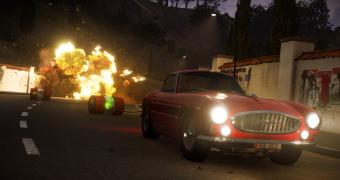 Cars and explosions in Just Cause 3