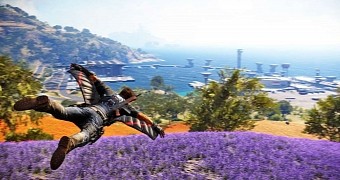 Typical Just Cause 3 action