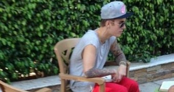 Justin Bieber photographed at Bible rehab