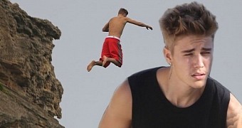 Justin Bieber injures his ear drum in a cliff diving accident