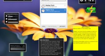 KDE 4 Beta 3 Desktop