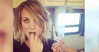 Katie Cuoco pokes fun at the photo leak scandal she's involved in