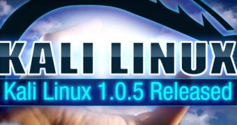 Kali Linux 1.0.5 promo banner