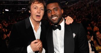 Sir Paul McCartney and his newest collaborator, rapper Kanye West