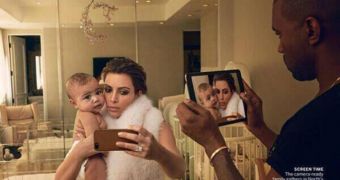 Kanye’s reflection in the mirror isn’t there because he’s obviously a vampire