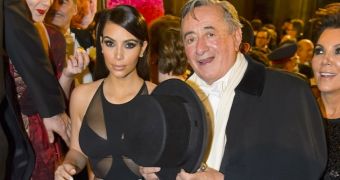 Kim Kardashian as Richard Lugner’s date at the Vienna Opera Ball