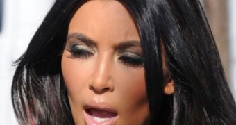 Kim Kardashian goes on set for a secret shoot with Kanye West for her music debut
