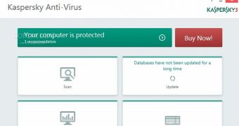 The anti-virus comes with a new UI for version 2015