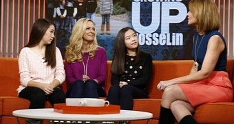Kate Gosselin and her eldest children with ex-husband Jon, twins Cara and Mady