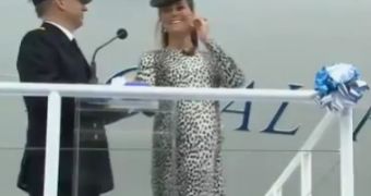 Kate Middleton Christens Cruise Ship, Names It Royal Princess – Video