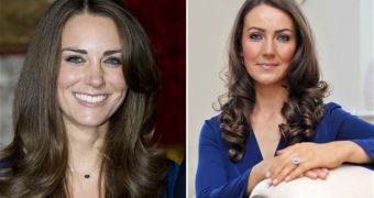 Kate Middleton and her doppelganger Heidi Agan, now working full-time as an impersonator