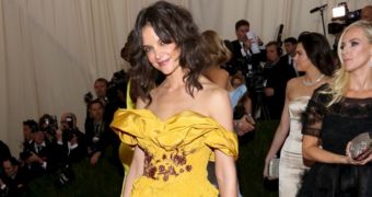 Katie Holmes in Marchesa at the MET Ball 2014