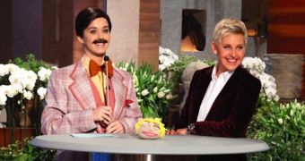 Katy Perry in Drag Surprises Ellen DeGeneres – Video