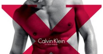 Kellan Lutz models for Calvin Klein X collection