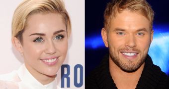 There are no love sparks between Miley Cyrus and Kellan Lutz
