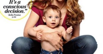 Kelly Preston and Ben are in the September 2011 issue of Health