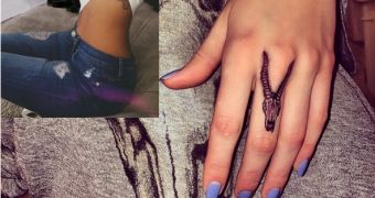 Kylie and Kendall Jenner get fake tatoos done