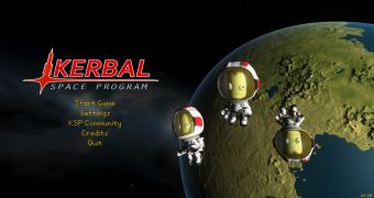 Kerbal Space Program main menu