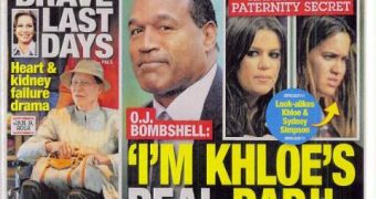Tab claims Khloe Kardashian is O.J. Simpson's biological daughter