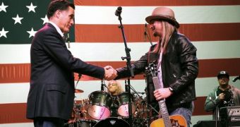 Kid Rock and Presidential candidate Mitt Romney