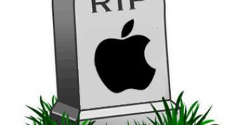 Apple tombstone
