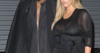 New mom Kim Kardashian and Kanye West in Paris for Fashion Week