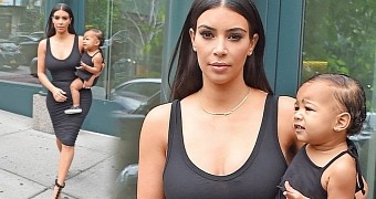 Kim Kardashian takes full credit for her daughter's matching outfits